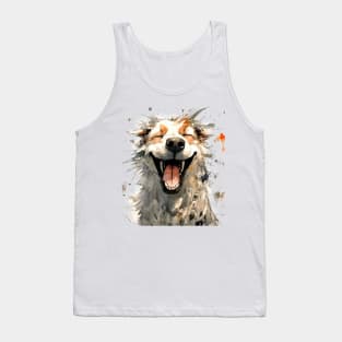 Pawsome: Happy Dog Smiles Tank Top